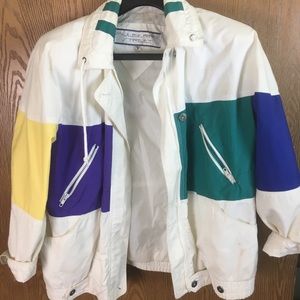 Retro 80’s Ski Jacket Medium Mulberry Street